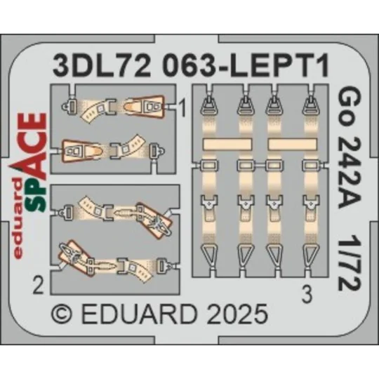 Go 242A SPACE IBG, 1/72 - Eduard Accessories 3DL72063