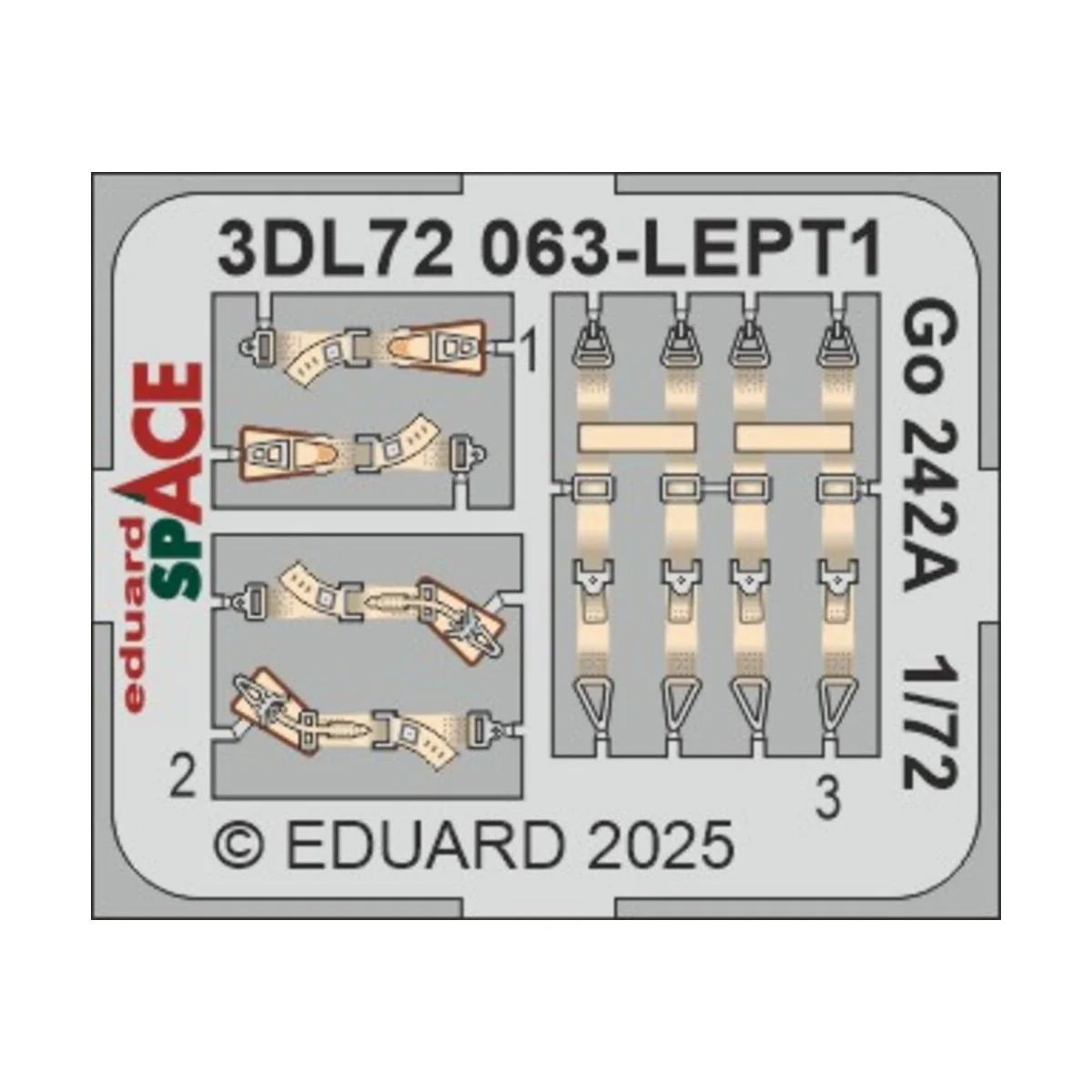 Go 242A SPACE IBG, 1/72 - Eduard Accessories 3DL72063
