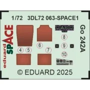 Go 242A SPACE IBG, 1/72 - Eduard Accessories 3DL72063