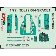 MiG-21bis SPACE EDUARD - Eduard Accessories 3DL72064