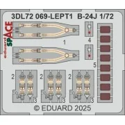 B-24J SPACE HASEGAWA - Eduard Accessories 3DL72069