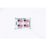 US ensign flag WWII SPACE - Eduard Accessories 3DL53001