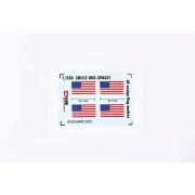 US ensign flag modern SPACE, 1/350 - Eduard Accessories 3DL53002