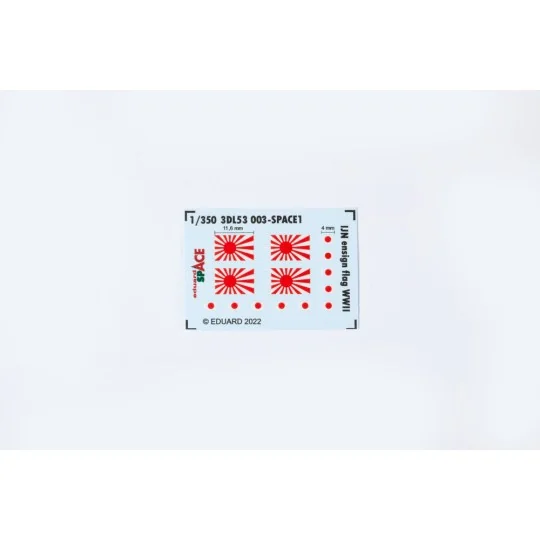 IJN ensign flag WWII SPACE - Eduard Accessories 3DL53003
