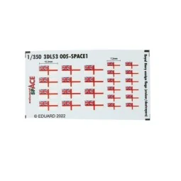 Royal Navy ensign flags (cruiser/destroyers) SPACE, 1/350 - Eduard ...