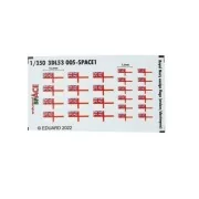 Royal Navy ensign flags (cruiser/destroyers) SPACE, 1/350 - Eduard ...