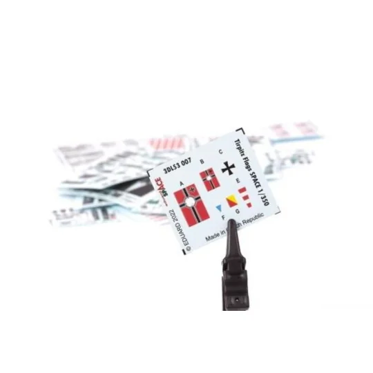 Tirpitz flags SPACE 1/350 - Eduard Accessories 3DL53007