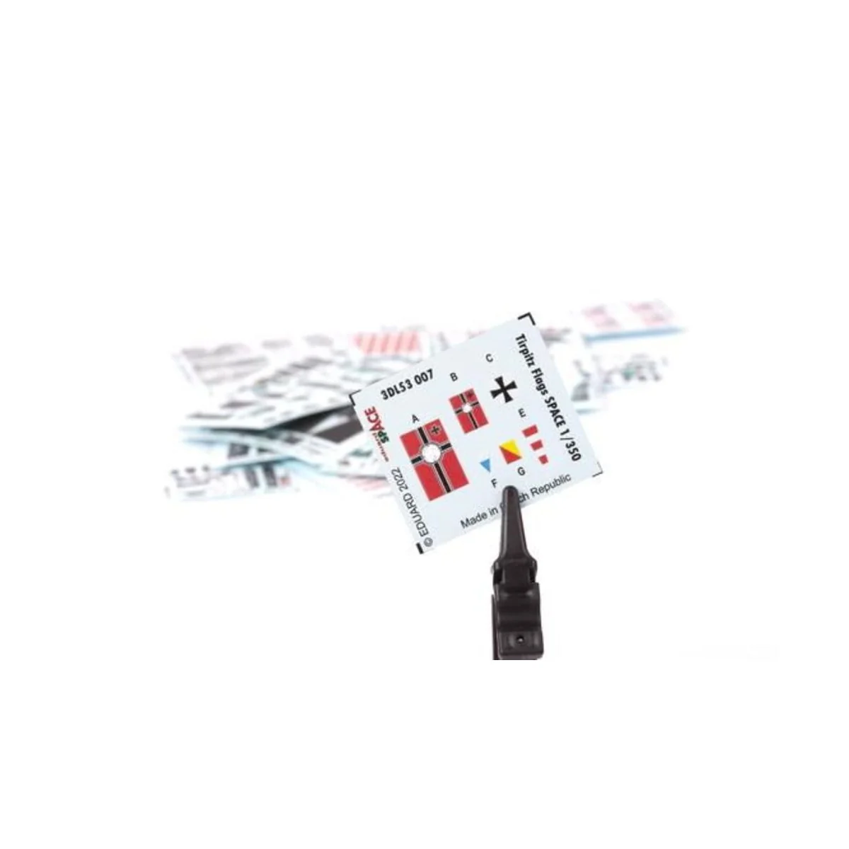Tirpitz flags SPACE, 1/350 - Eduard Accessories 3DL53007 Tirpitz flags SPACE, 1/350 - Eduard Accessories 3DL53007