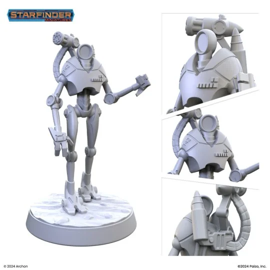 Masters of the Universe Miniatures: PATROL-CLASS SECURITY ROBOT - A...