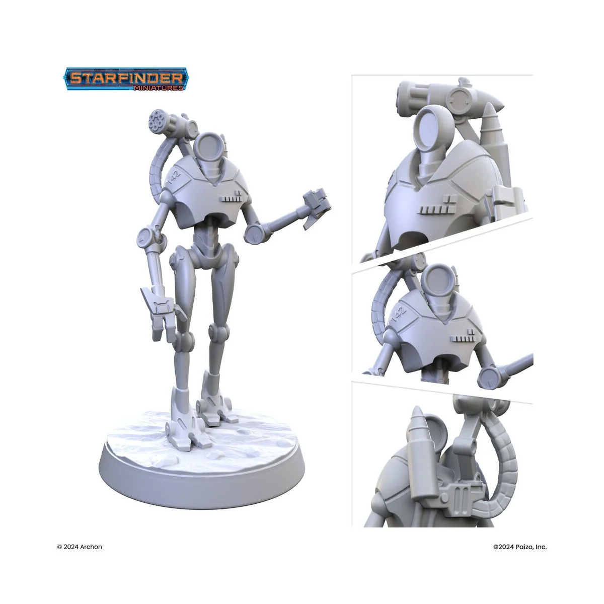 Masters of the Universe Miniatures: PATROL-CLASS SECURITY ROBOT - A...