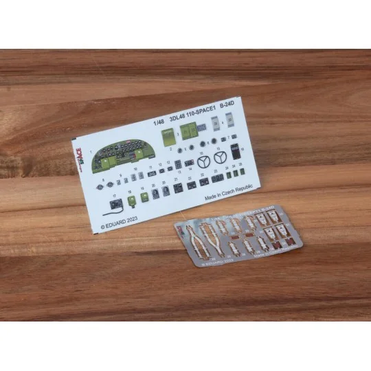 B-24D SPACE 1/48 REVELL, 1/48 - Eduard Accessories 3DL48110 B-24D SPACE 1/48 REVELL, 1/48 - Eduard Accessories 3DL48110