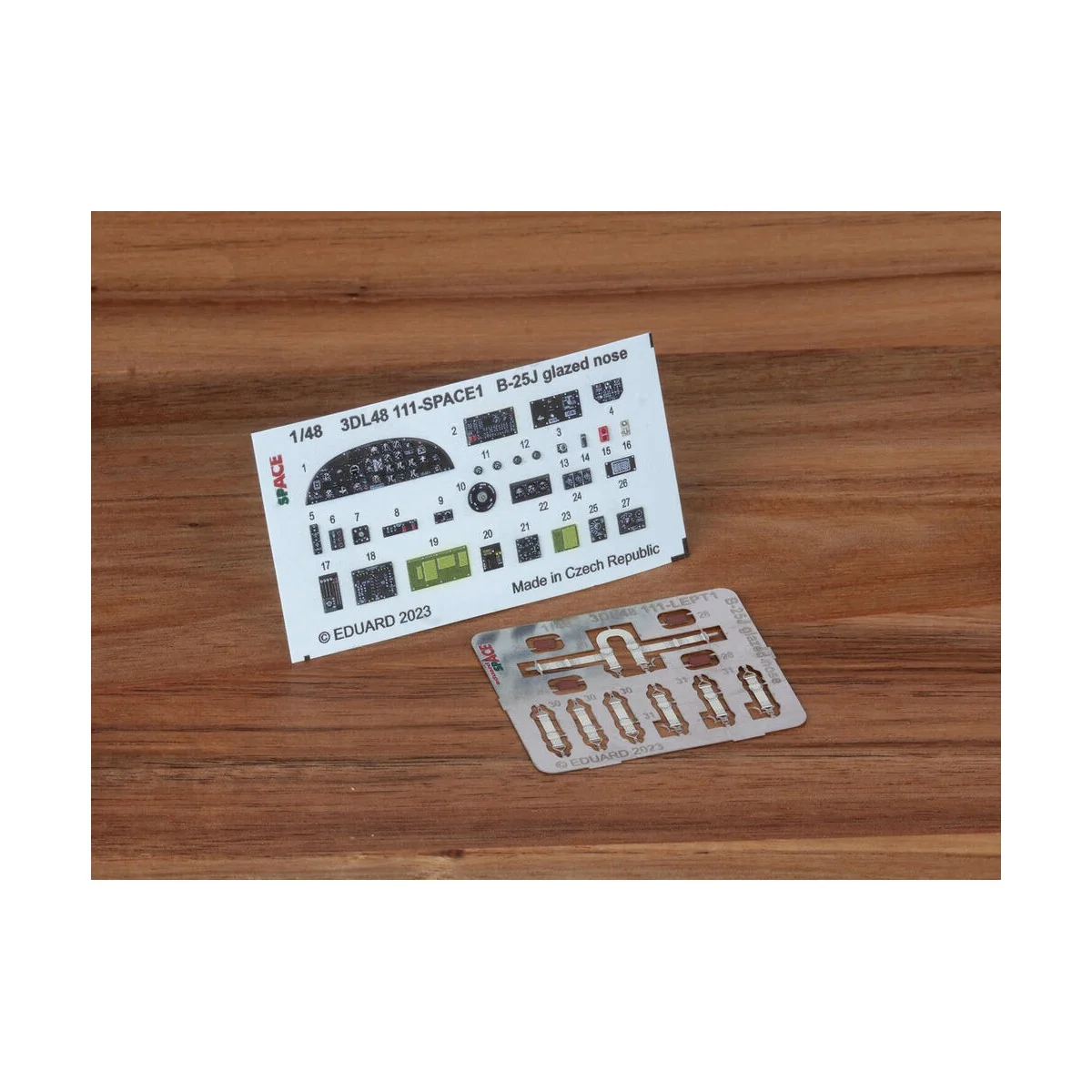 B-25J glazed nose SPACE 1/48 HKM - Eduard Accessories 3DL48111
