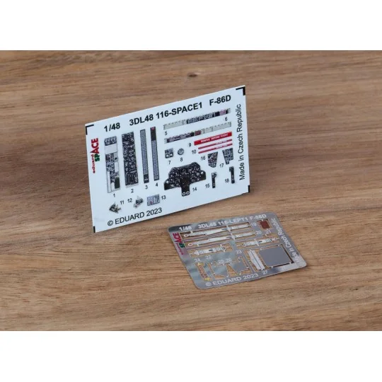 F-86D SPACE 1/48 REVELL - Eduard Accessories 3DL48116
