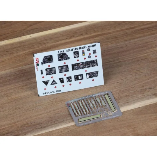 Mi-8MT SPACE 1/48 TRUMPETER, 1/48 - Eduard Accessories 3DL48122