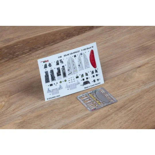 F-16D Block 30 SPACE 1/48 KINETIC, 1/48 - Eduard Accessories 3DL48129 F-16D Block 30 SPACE 1/48 KINETIC, 1/48 - Eduard Accessories 3DL48129