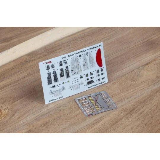 F-16D Block 40 SPACE 1/48 KINETIC, 1/48 - Eduard Accessories 3DL48130