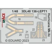 Hurricane Mk.IIc SPACE 1/48 ARMA HOBBY, 1/48 - Eduard Accessories 3... Hurricane Mk.IIc SPACE 1/48 ARMA HOBBY, 1/48 - Eduard Accessories 3...
