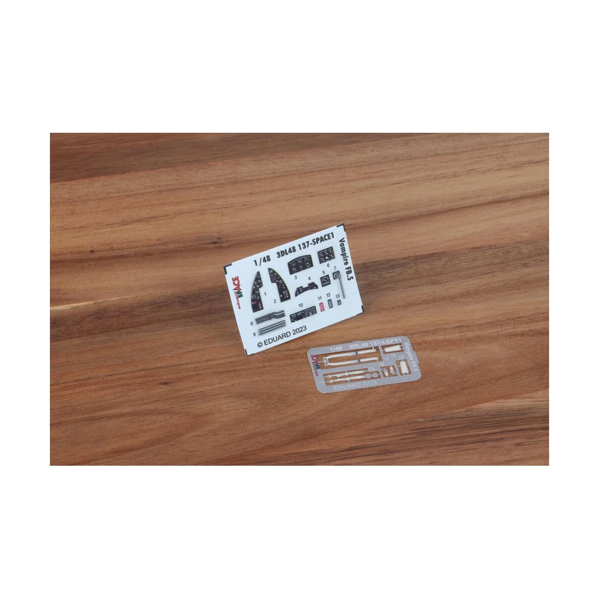 Vampire FB.5 SPACE 1/48 AIRFIX - Eduard Accessories 3DL48137