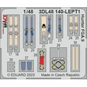 Hunter FGA.9 SPACE 1/48 AIRFIX - Eduard Accessories 3DL48140