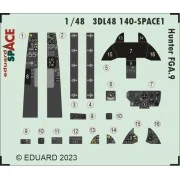 Hunter FGA.9 SPACE 1/48 AIRFIX, 1/48 - Eduard Accessories 3DL48140 Hunter FGA.9 SPACE 1/48 AIRFIX, 1/48 - Eduard Accessories 3DL48140