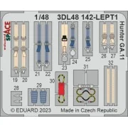 Hunter GA.11 SPACE 1/48 AIRFIX, 1/48 - Eduard Accessories 3DL48142 Hunter GA.11 SPACE 1/48 AIRFIX, 1/48 - Eduard Accessories 3DL48142