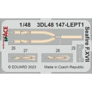 Seafire F.XVII SPACE 1/48 - Eduard Accessories 3DL48147