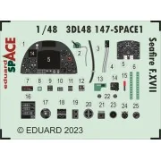 Seafire F.XVII SPACE 1/48 - Eduard Accessories 3DL48147