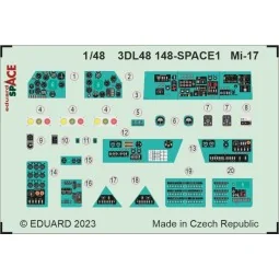 Mi-17 SPACE 1/48 - Eduard Accessories 3DL48148
