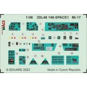 Mi-17 SPACE, 1/48 - Eduard Accessories 3DL48148