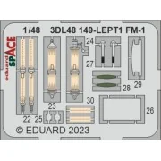 FM-1 SPACE 1/48 - Eduard Accessories 3DL48149