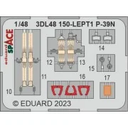 P-39N SPACE, 1/48 - Eduard Accessories 3DL48150