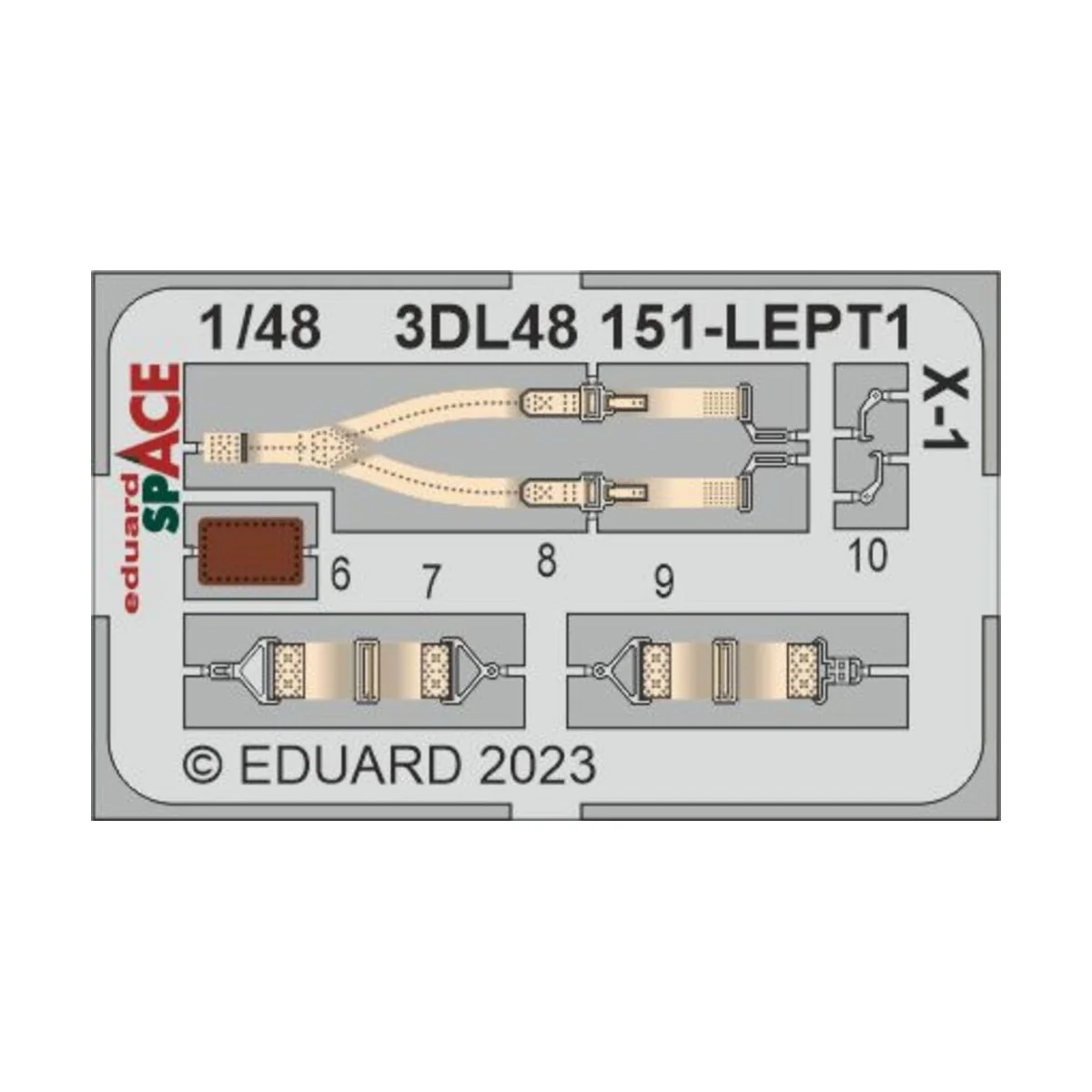 X-1 SPACE 1/48 - Eduard Accessories 3DL48151