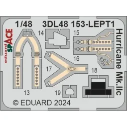 Hurricane Mk.IIc SPACE, 1/48 - Eduard Accessories 3DL48153
