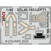 Hurricane Mk.IIc SPACE, 1/48 - Eduard Accessories 3DL48153