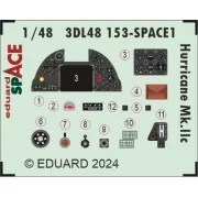 Hurricane Mk.IIc SPACE 1/48 - Eduard Accessories 3DL48153