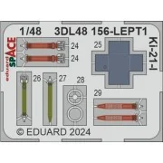 Ki-21-I SPACE 1/48 ICM, 1/48 - Eduard Accessories 3DL48156