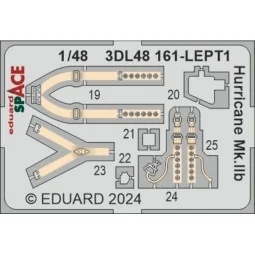 Hurricane Mk.IIb SPACE 1/48 ARMA HOBBY, 1/48 - Eduard Accessories 3...