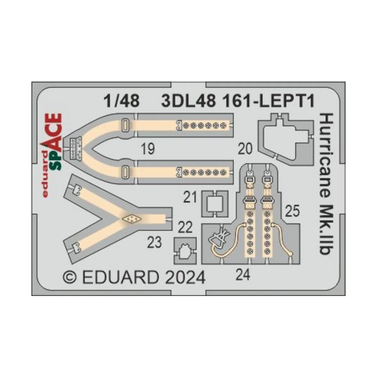 Hurricane Mk.IIb SPACE 1/48 ARMA HOBBY - Eduard Accessories 3DL48161
