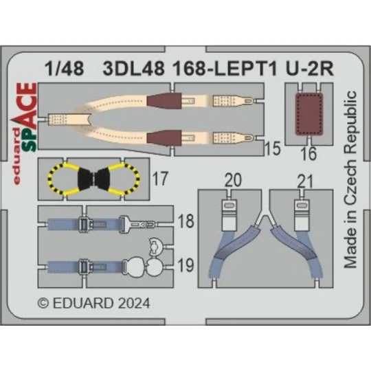 U-2R SPACE 1/48 HOBBY BOSS - Eduard Accessories 3DL48168