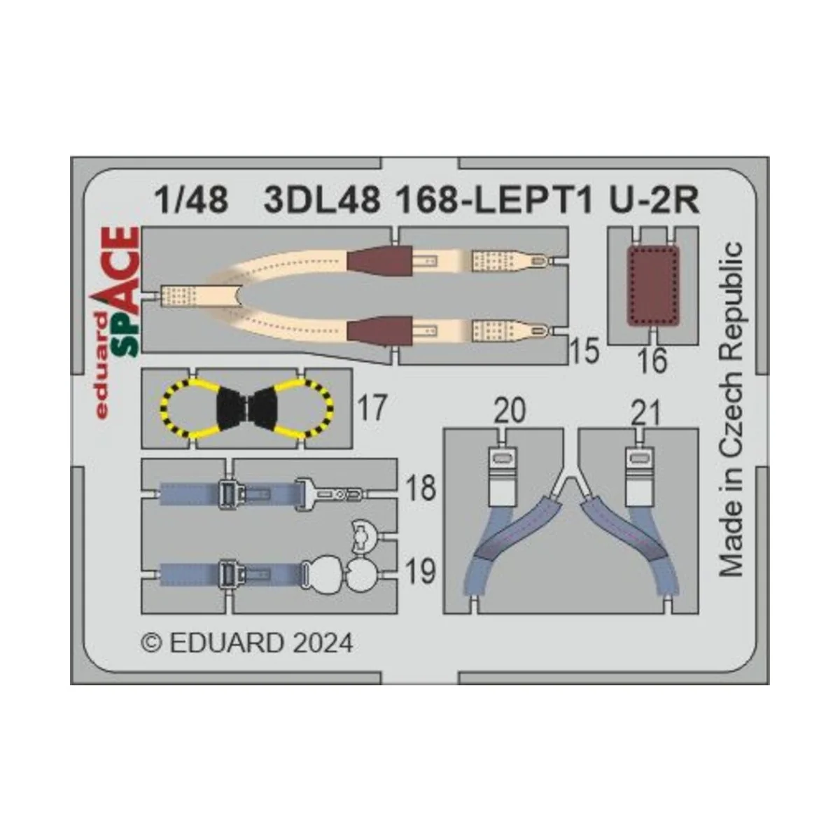 U-2R SPACE 1/48 HOBBY BOSS, 1/48 - Eduard Accessories 3DL48168