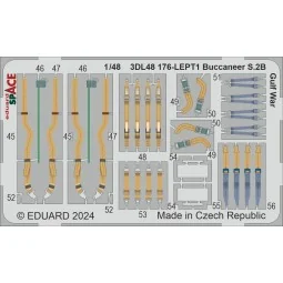 Buccaneer S.2B Gulf War SPACE AIRFIX, 1/48 - Eduard Accessories 3DL...