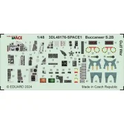 Buccaneer S.2B Gulf War SPACE AIRFIX - Eduard Accessories 3DL48176