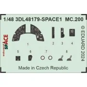 MC.200 SPACE ITALERI, 1/48 - Eduard Accessories 3DL48179