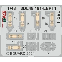 TBD-1 SPACE HOBBY BOSS, 1/48 - Eduard Accessories 3DL48181