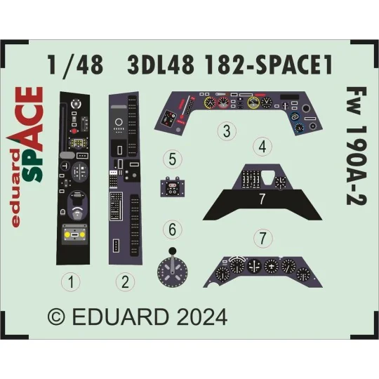 Fw 190A-2 SPACE EDUARD - Eduard Accessories 3DL48182