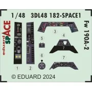 Fw 190A-2 SPACE EDUARD, 1/48 - Eduard Accessories 3DL48182