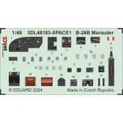 B-26B Marauder SPACE ICM - Eduard Accessories 3DL48183