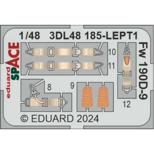 Fw 190D-9 SPACE 1048, 1/48 - Eduard Accessories 3DL48185