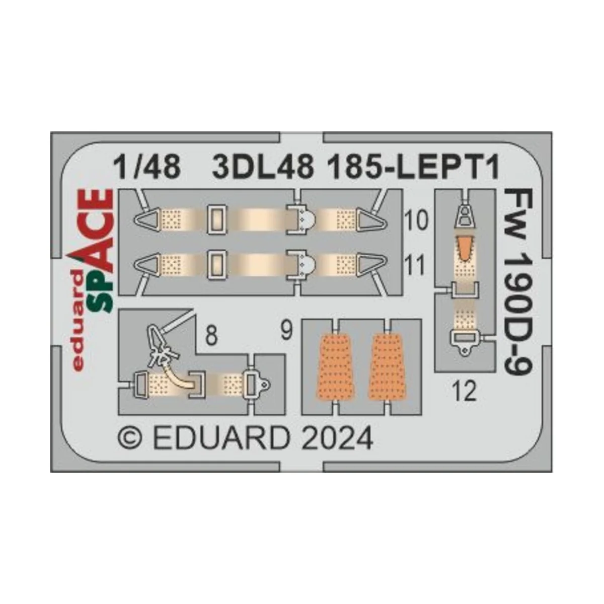 Fw 190D-9 SPACE 1048, 1/48 - Eduard Accessories 3DL48185