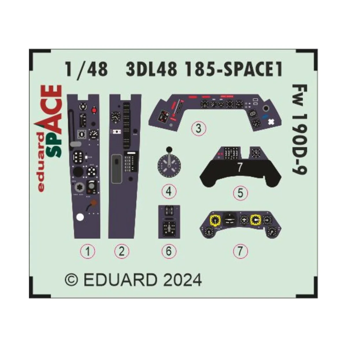 Fw 190D-9 SPACE 1048 - Eduard Accessories 3DL48185